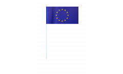 European Union EU paper flags -  4.7 x 7 inch / 12 x 24 cm 