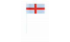 England paper flags -  4.7 x 7 inch / 12 x 24 cm 