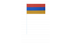 Armenia paper flags -  4.7 x 7 inch / 12 x 24 cm 