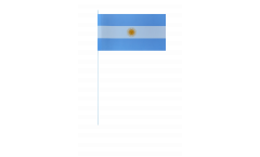 Argentina paper flags -  4.7 x 7 inch / 12 x 24 cm 