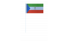 Equatorial Guinea paper flags -  4.7 x 7 inch / 12 x 24 cm 