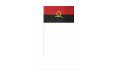 Angola paper flags -  4.7 x 7 inch / 12 x 24 cm 