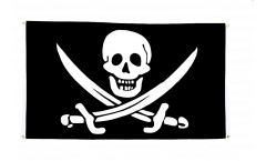 Pirate with two swords Flag for balcony - 3 x 5 ft.