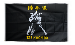 Taekwondo Tae Kwon Do Flag for balcony - 3 x 5 ft.