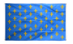France Fleur-de-lis, blue Flag for balcony - 3 x 5 ft.