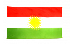 Kurdistan Flag for balcony - 3 x 5 ft.