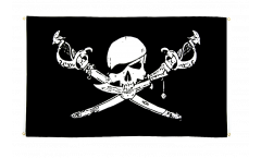 Pirate with sabre Flag for balcony - 3 x 5 ft.