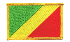 Republic of the Congo Patch, Badge - 3.15 x 2.35 inch