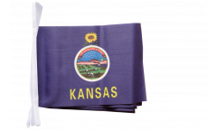 USA Kansas Bunting Flags - 5.9 x 8.65 inch