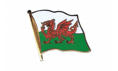 Wales Flag Pin, Badge - 1 x 1 inch