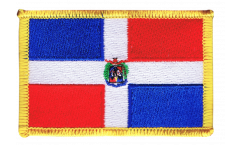 Dominican Republic Patch, Badge - 3.15 x 2.35 inch