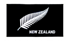 New Zealand feather all blacks Flag for balcony - 3 x 5 ft.