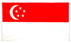 Singapore Flag for balcony - 3 x 5 ft.