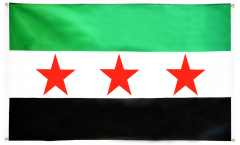 Syria 1932-1963 / Opposition Free Syrian Army Flag for balcony - 3 x 5 ft.