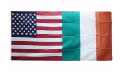 USA - Ireland Friendship Flag - 3 x 6 ft. / 90 x 180 cm