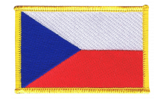 Czech Republic Patch, Badge - 3.15 x 2.35 inch