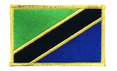 Tanzania Patch, Badge - 3.15 x 2.35 inch