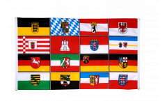 Germany 16 states Flag for balcony - 3 x 5 ft.