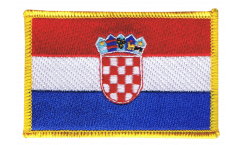 Croatia Patch, Badge - 3.15 x 2.35 inch