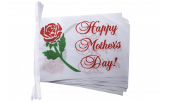 Happy Mother's Day Bunting Flags - 5.9 x 8.65 inch