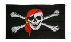 Pirate with bandana Flag for balcony - 3 x 5 ft.