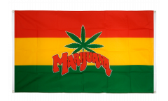 Marijuana Flag for balcony - 3 x 5 ft.