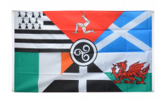Celtic nations Flag for balcony - 3 x 5 ft.