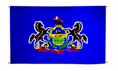 USA Pennsylvania Flag for balcony - 3 x 5 ft.