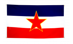 Yugoslavia old Flag for balcony - 3 x 5 ft.