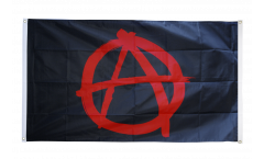 Anarchy red Flag for balcony - 3 x 5 ft.