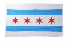 USA City of Chicago Flag for balcony - 3 x 5 ft.