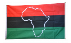 African American UNIA-ACL with map of Africa Flag for balcony - 3 x 5 ft.