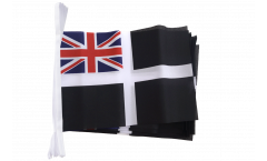 Great Britain St. Piran Cornwall Ensign Bunting Flags - 5.9 x 8.65 inch