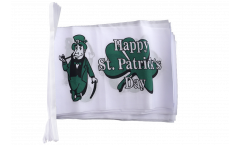 Happy Saint Patrick's Day St Patrick's Bunting Flags - 5.9 x 8.65 inch