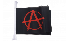 Anarchy red Bunting Flags - 5.9 x 8.65 inch