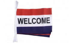 Welcome Bunting Flags - 5.9 x 8.65 inch