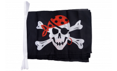 Pirate One eyed Jack Bunting Flags - 12 x 18 inch