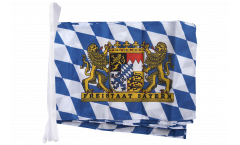 Germany Bavaria Freistaat Bayern Bunting Flags - 12 x 18 inch
