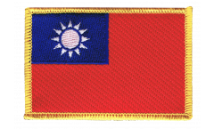 Taiwan Patch, Badge - 3.15 x 2.35 inch
