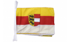 Austria Carnithia Bunting Flags - 12 x 18 inch