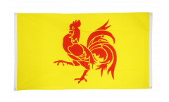 Belgium Wallonia Flag for balcony - 3 x 5 ft.