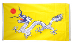 China Qing Dynasty Flag for balcony - 3 x 5 ft.