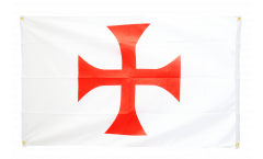 Templar Cross Flag for balcony - 3 x 5 ft.