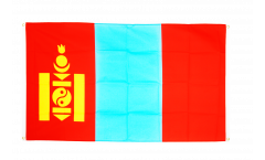 Mongolia Flag for balcony - 3 x 5 ft.
