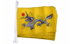 China Qing Dynasty Bunting Flags - 5.9 x 8.65 inch
