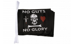 Piarte no guts no glory Bunting Flags - 5.9 x 8.65 inch