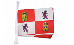 Spain Castile and León Bunting Flags - 5.9 x 8.65 inch
