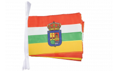 Spain La Rioja Bunting Flags - 5.9 x 8.65 inch
