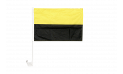 Yellow-black Car Flag - 12 x 16 inch