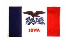 USA Iowa Flag for balcony - 3 x 5 ft.